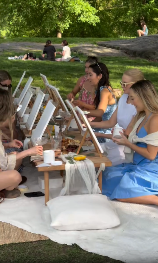 Textured Painting Picnic Experience
